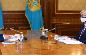 Глава государства принял акима Шымкента Мурата Айтенова
