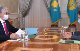Президент Касым-Жомарт Токаев принял председателя Национального банка Ерболата Досаева