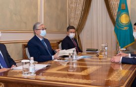 Мемлекет басшысы Экология, геология және табиғи ресурстар министрі Мағзұм Мырзағалиевті қабылдады