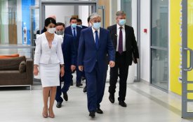 Глава государства посетил дворец «Bolashaq saraiy»