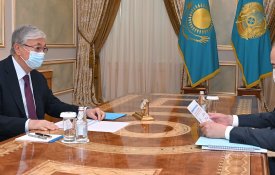 Глава государства принял Генерального прокурора Гизата Нурдаулетова