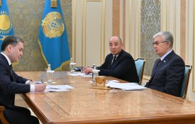 Президент Касым-Жомарт Токаев принял министра промышленности и строительства Ерсайына Нагаспаева