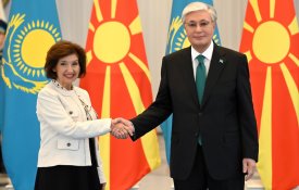 Мемлекет басшысы Солтүстік Македония Президенті Гордана Силяновска-Давковамен кездесті