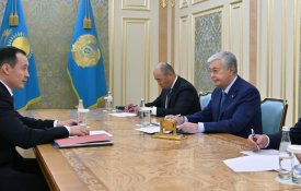 Касым-Жомарт Токаев принял председателя правления АО «НК «QazaqGaz» Санжара Жаркешова