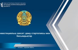 Инвестициялық саясат: даму стратегиясы мен басымдықтар