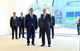 Глава государства посетил новую ТЭЦ