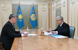 Касым-Жомарт Токаев принял председателя Правления АО «НК «QazaqGaz» Алибека Жамауова