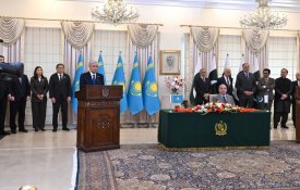 Мемлекет басшысы Пәкістан Премьер-министрі Шахбаз Шарифпен жүргізген келіссөздерінің қорытындысы бойынша БАҚ өкілдерінің алдында сөз сөйледі