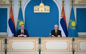 Қасым-Жомарт Тоқаев пен Александр Вучич БАҚ өкілдерінің алдында сөз сөйледі