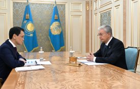 Глава государства принял председателя правления АО «Казахтелеком» Багдата Мусина