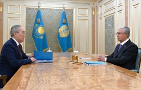 Қасым-Жомарт Тоқаев Қаржылық мониторинг агенттігінің төрағасы Жанат Элимановты қабылдады
