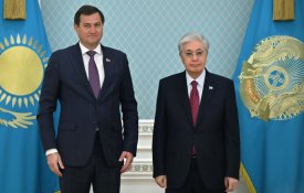 Мемлекет басшысы Беларусь сыртқы істер министрі Максим Рыженковты қабылдады