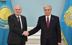 Президент Еуропадағы қауіпсіздік және ынтымақтастық ұйымының Бас хатшысы Феридун Синирлиоғлыны қабылдады