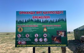 Өрт қаупі бар кезеңде Қазақстан ормандарында қосымша 300-ден астам бекет қойылады