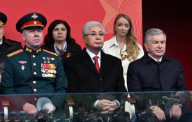Президент Касым-Жомарт Токаев посетил военный парад по случаю Дня Победы