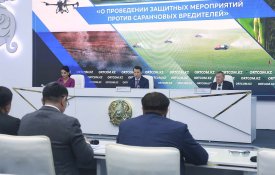 О проведении защитных мероприятий против саранчовых вредителей