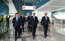 Глава государства принял участие в запуске Astana LRT