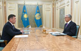 Глава государства принял акима Кызылординской области