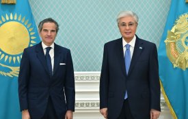 Глава государства принял Генерального директора МАГАТЭ Рафаэля Гросси
