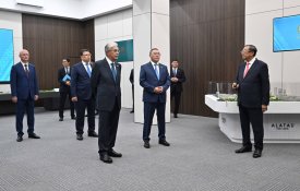 Глава государства ознакомился с ходом развития города Алатау