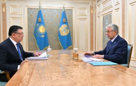 Глава государства принял заместителя Премьер-министра Каната Бозумбаева
