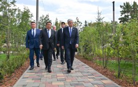 Президент осмотрел ряд объектов в Щучинске