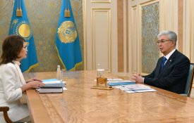 Мемлекет басшысы Премьер-министрдің орынбасары – Мәдениет және ақпарат министрі Аида Балаеваны қабылдады