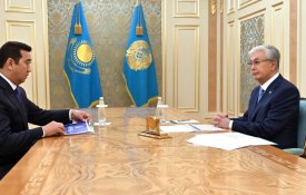 Қасым-Жомарт Тоқаев Ауыл шаруашылығы министрі Айдарбек Сапаровты қабылдады