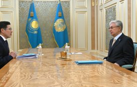 Глава государства принял вновь назначенного посла Казахстана в Кыргызской Республике Абылкаира Скакова