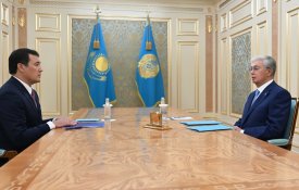 Касым-Жомарт Токаев принял вновь назначенного посла Казахстана в Соединенном Королевстве Великобритании и Северной Ирландии Алибека Бакаева