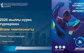 О подготовке к Чемпионату мира по борьбе 2026 года в Астане