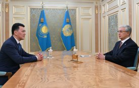 Глава государства принял Вице-Президента Ерлана Карина