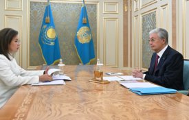 Президент принял председателя Агентства по регулированию и развитию финансового рынка Мадину Абылкасымову