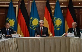Глава государства встретился с ректорами ведущих ВУЗов и руководителями научных институтов Германии