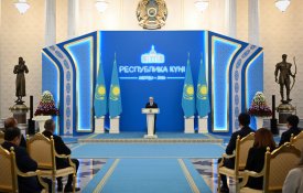 Глава государства Касым-Жомарт Токаев выступил на торжественном мероприятии по случаю Дня Республики