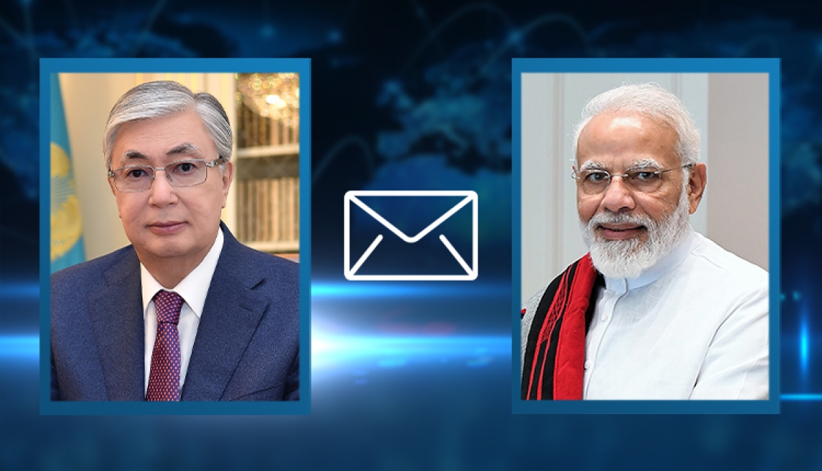 Президент Казахстана направил телеграмму Премьер-министру Индии Нарендре Моди