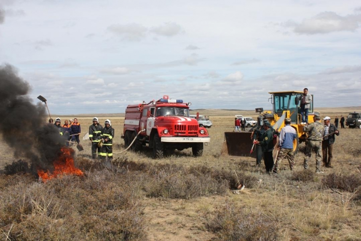 Мобильные группы проводят профилактические мероприятия в лесостепных массивах