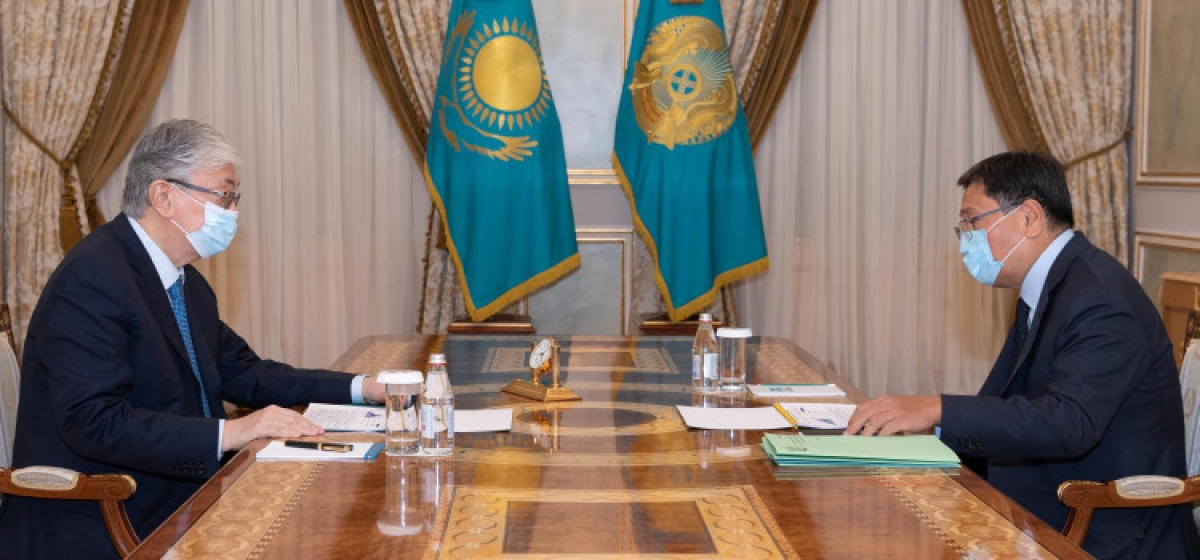 Президент Касым-Жомарт Токаев принял председателя Национального банка Ерболата Досаева