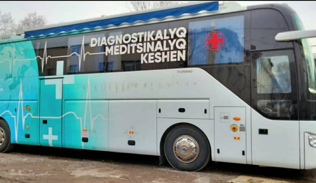 Глава ФСМС: с начала 2021 года сельчане получили 120 тысяч услуг на медицинских передвижных комплексах