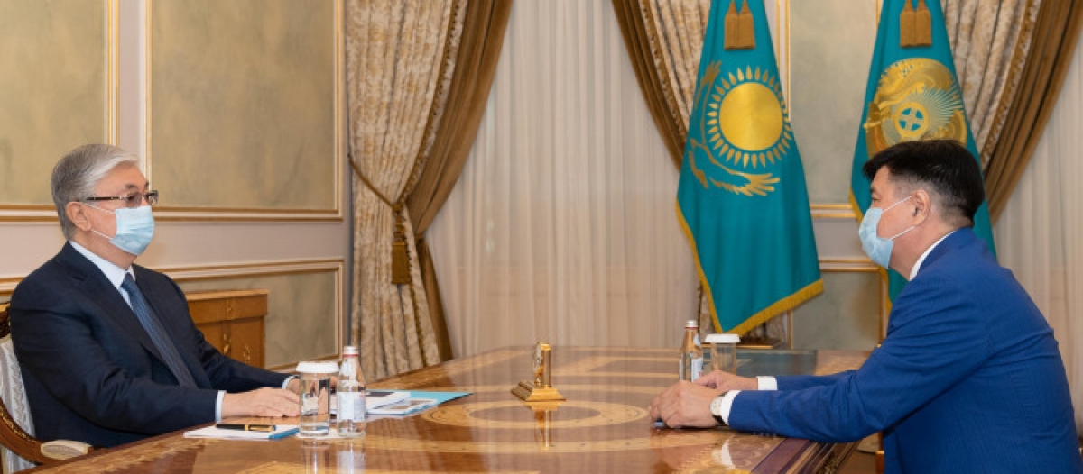 Президент принял председателя Верховного суда Жакипа Асанова