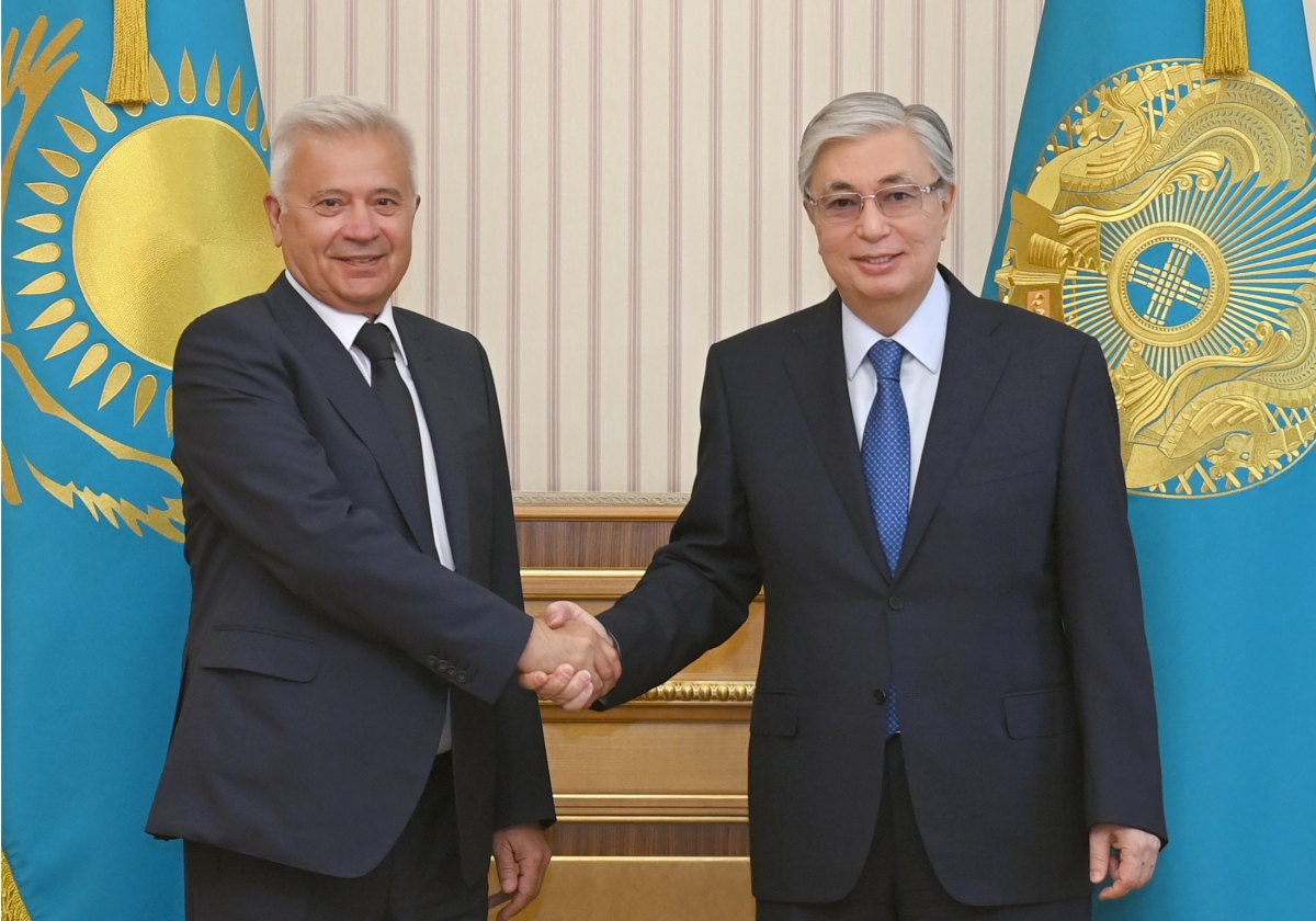 Касым-Жомарт Токаев принял президента нефтяной компании «ЛУКОЙЛ» Вагита Алекперова