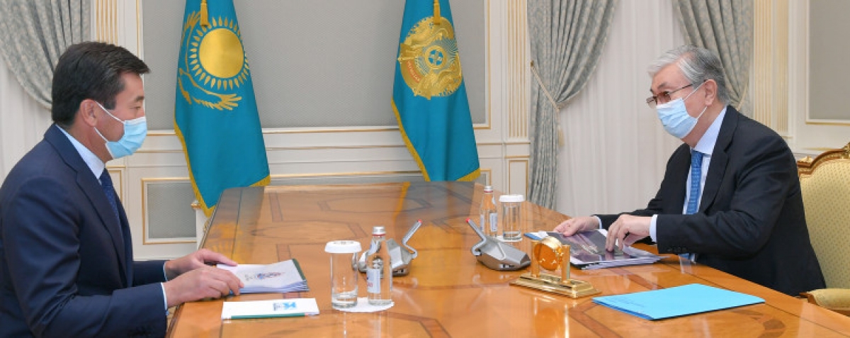 Касым-Жомарт Токаев принял председателя совета директоров Lancaster Group Kazakhstan Берика Каниева