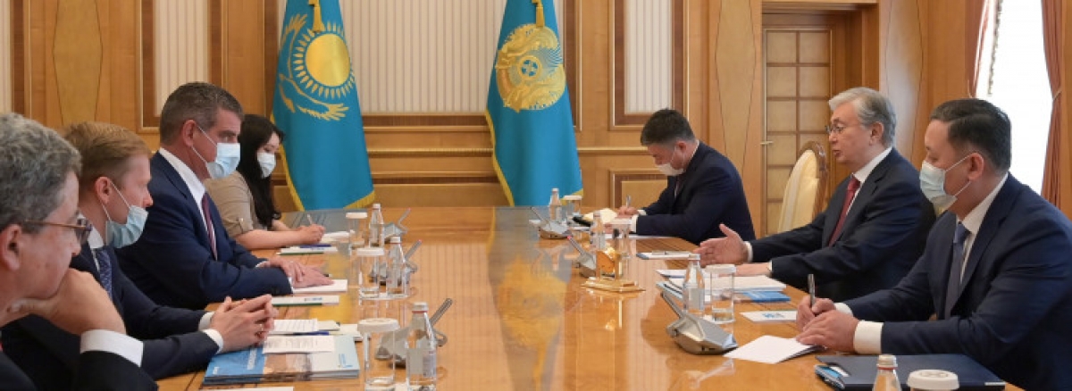 Касым-Жомарт Токаев принял руководителей ряда швейцарских компаний