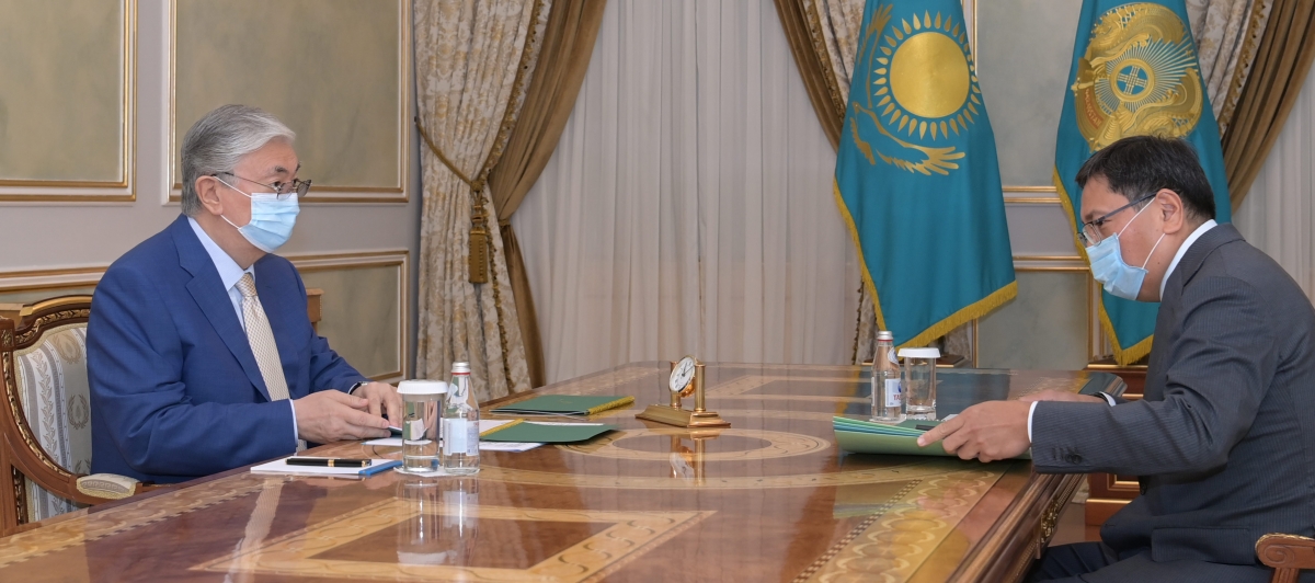 Президент Касым-Жомарт Токаев принял председателя Национального банка Ерболата Досаева