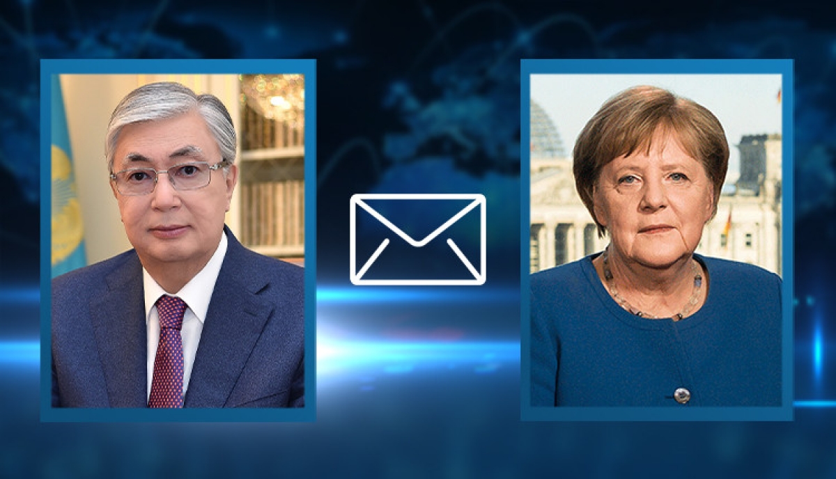 Касым-Жомарт Токаев направил телеграмму соболезнования Федеральному Канцлеру Германии Ангеле Меркель