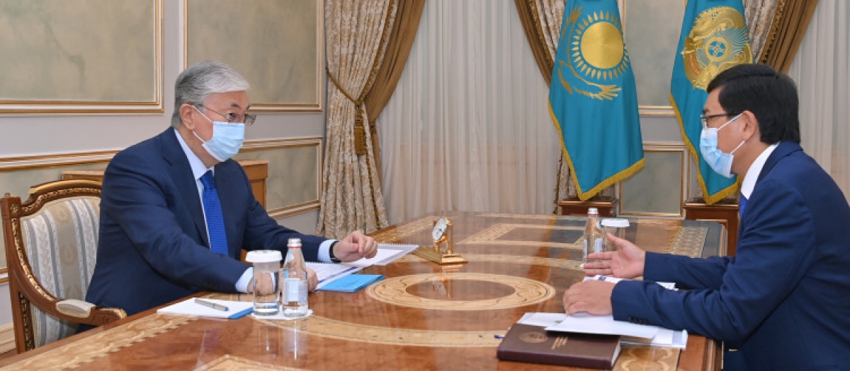 Глава государства принял министра образования и науки Асхата Аймагамбетова