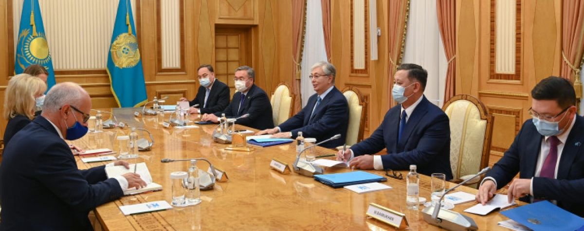 Глава государства принял Специального представителя ЕС по Центральной Азии Тери Хакалу