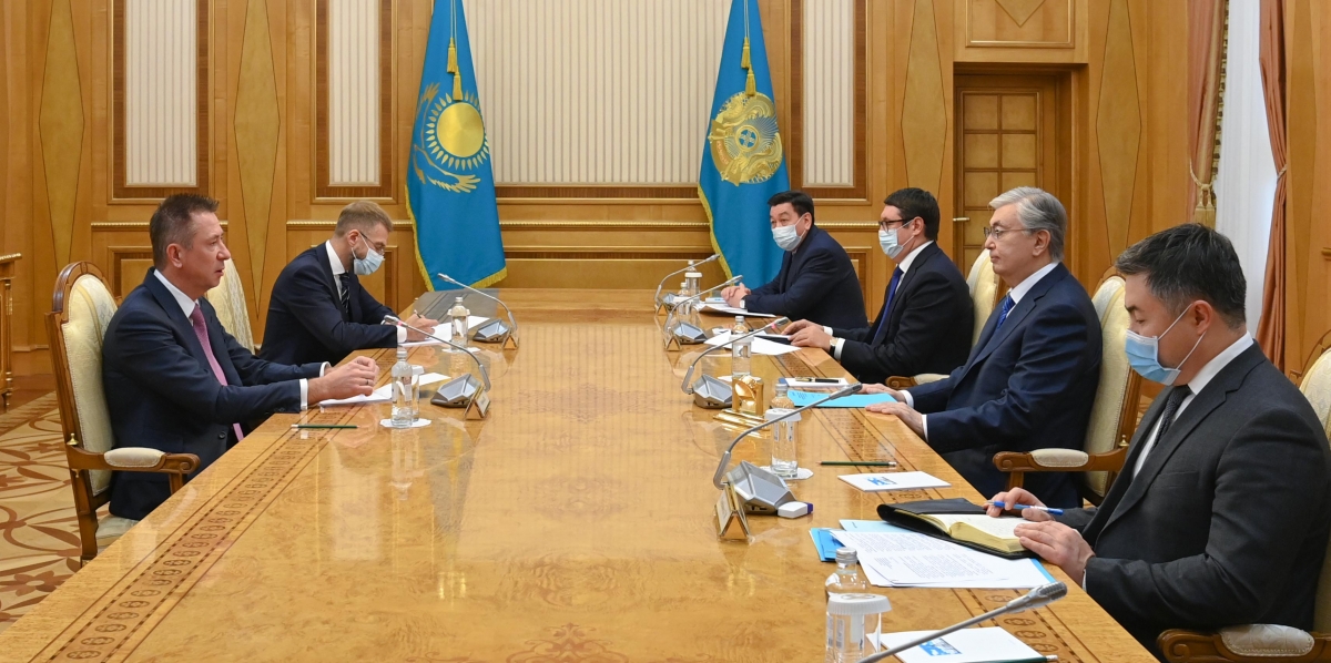 Президент Касым-Жомарт Токаев принял председателя правления «СИБУР Холдинг» Дмитрия Конова