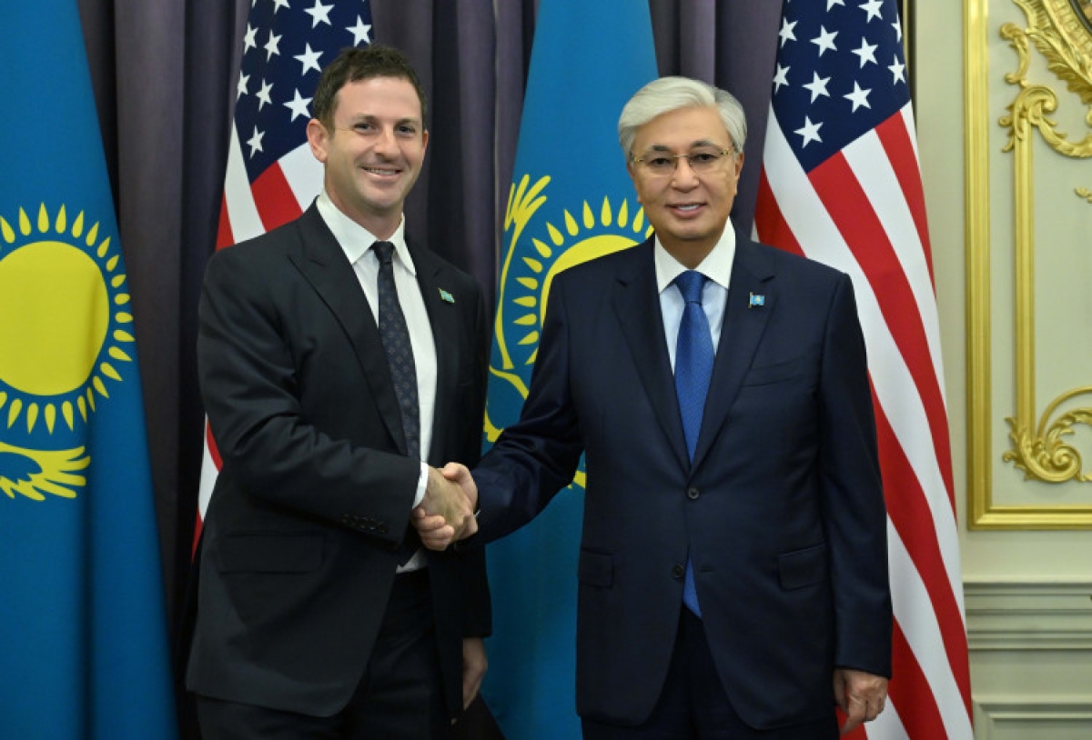 Глава государства провел встречу с президентом по глобальным вопросам Goldman Sachs Global Institute Джаредом Коэном