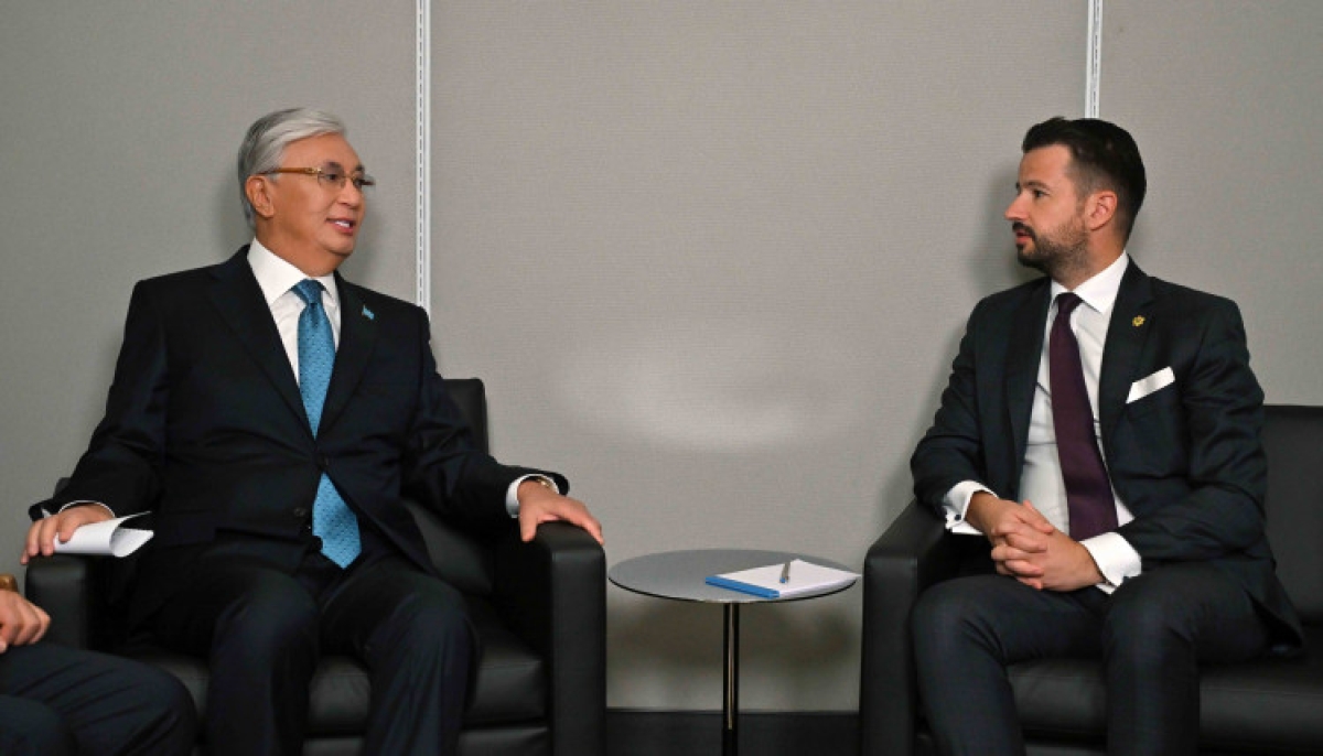 Касым-Жомарт Токаев провел встречу с Президентом Черногории